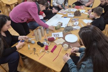 Božićna radionica s roditeljima