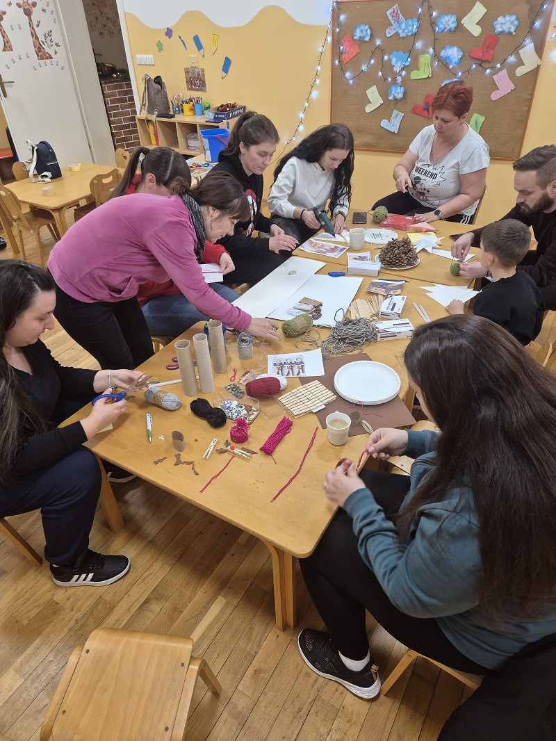 Božićna radionica s roditeljima